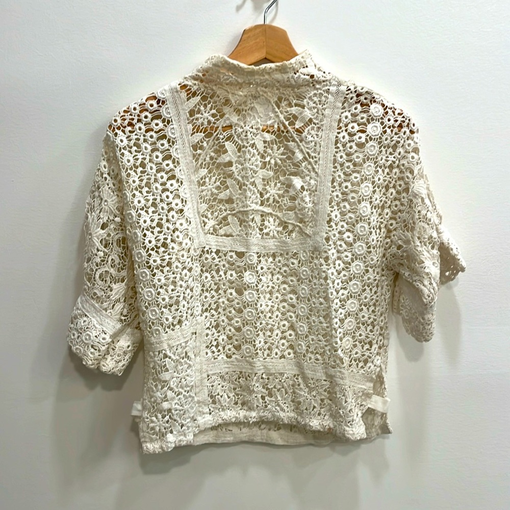 Burning Torch Crochet Top